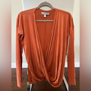 Abercrombie & Fitch orange blouse